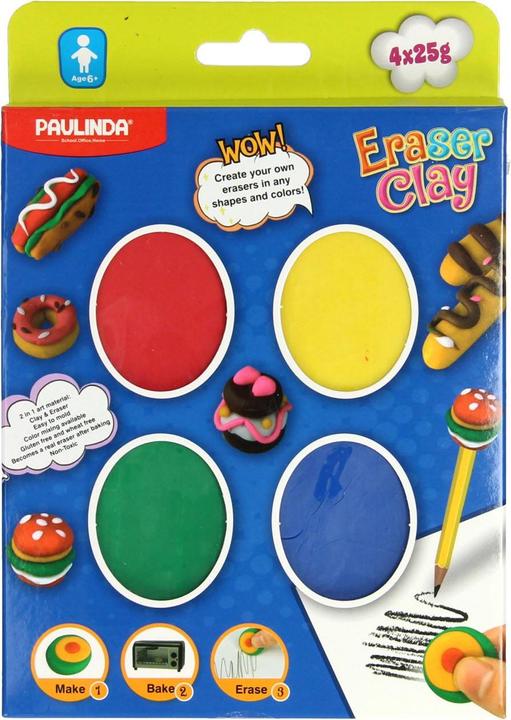 Image du produit Paulinda Kit de bricolage pour fabriquer des gommes, 4 pièces