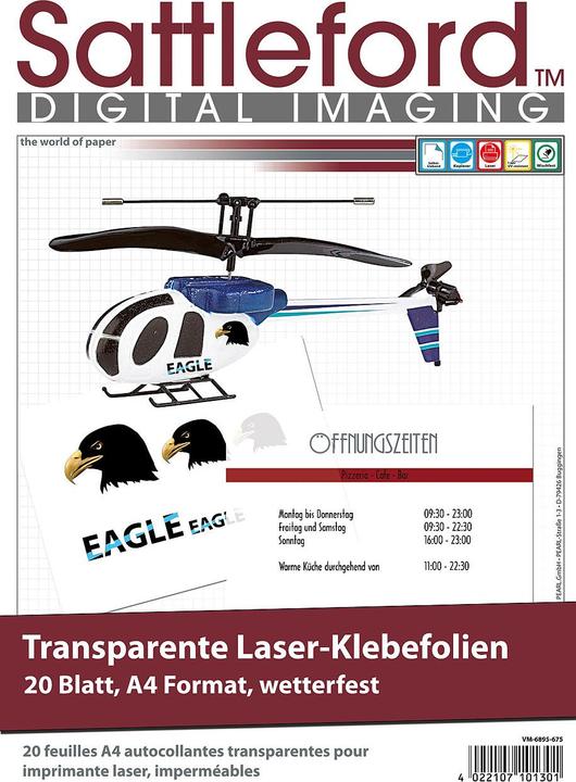 Produktbild Sattleford Klebefolien für Laserdrucker (270 g/m²)