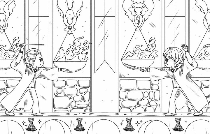 Image du produit Panini Harry Potter Livre de coloriage magique