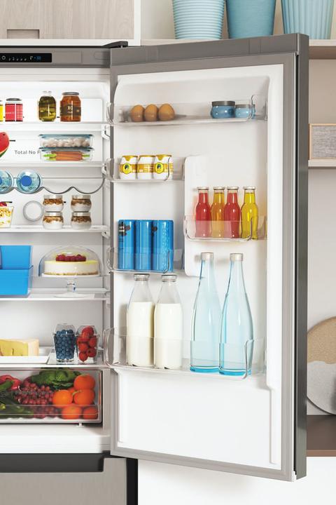 Actual product image Indesit INFC9 TI22X Free-standing fridge freezer 367 L E Stainless steel (367 l)