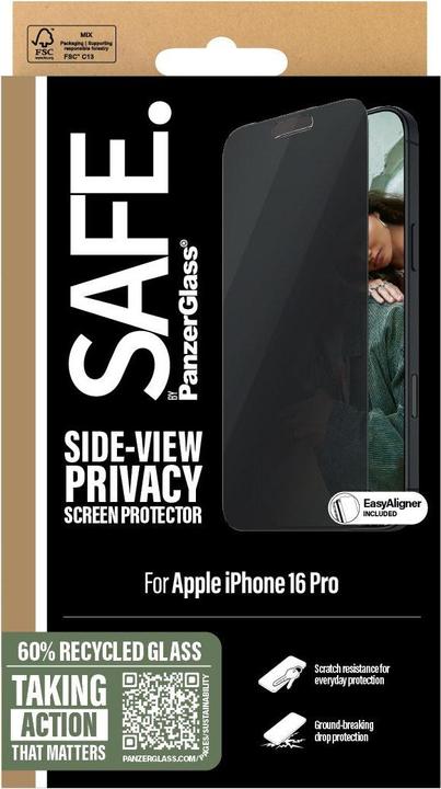 Produktbild PanzerGlass Safe. (1 Stück, Apple iPhone 16 Pro)