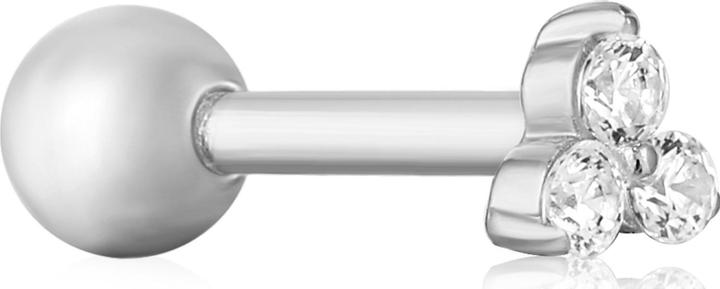 Ania Haie Ohrstecker Trio Sparkle Barbell 925 Sterling Silber (925er Silber)