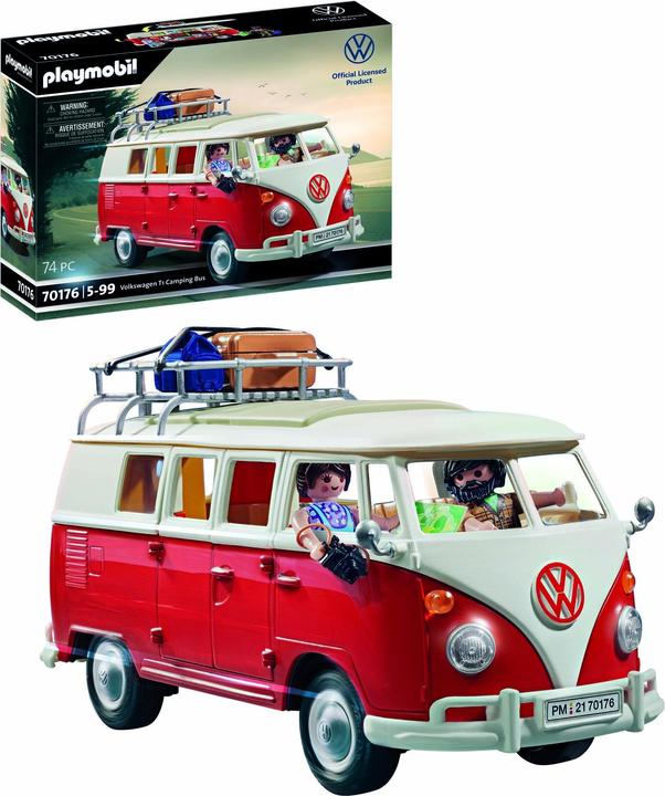 Actual product image Playmobil Volkswagen T1 Camping Bus (70176, Playmobil Volkswagen)