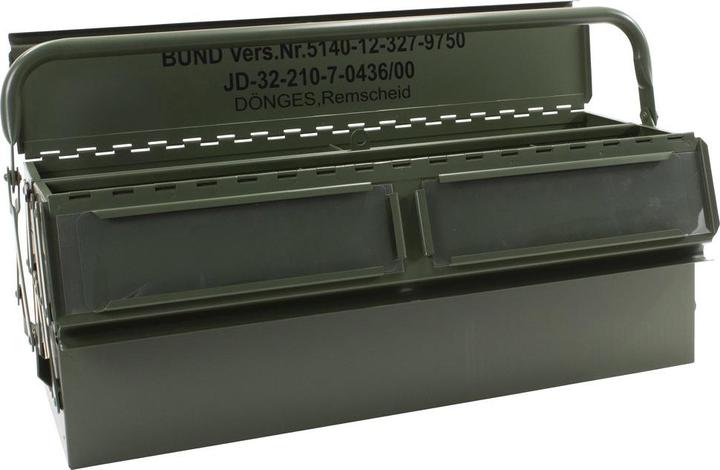 Image du produit Dönges Boîte à outils, 530 x 210 x 210 mm, cinq compartiments, nombre de compartiments 8 (5 pièces)