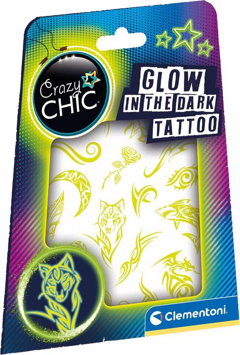 Produktbild Clementoni Crazy Chic - Urban Tattoos leuchten im Dunkeln
