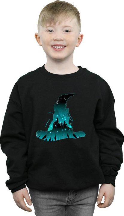 Immagine prodotto Hogwarts Silhouette Felpa Ragazzi (140, 146)
