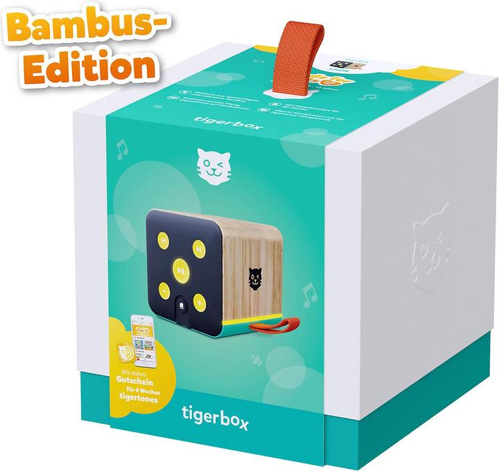 Actual product image Lenco TigerBox one Bamboo Edition