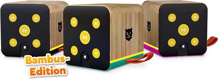 Actual product image Lenco TigerBox one Bamboo Edition