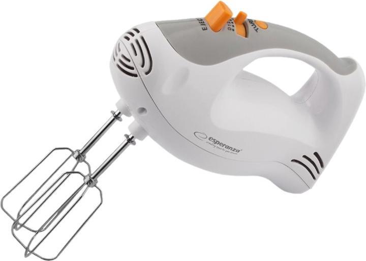 Produktbild Esperanza EKM009 Mixer Handmixer Grau Weiss 250 W (250 W)