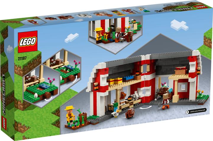 Actual product image LEGO The red barn (21187, LEGO Minecraft)