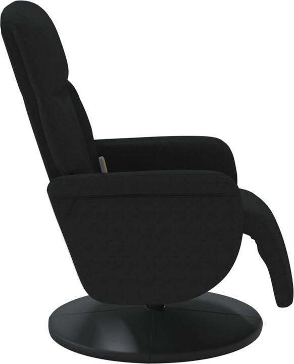 Produktbild VidaXL Massagesessel mit Fussteil Schwarz Samt,Farbe
