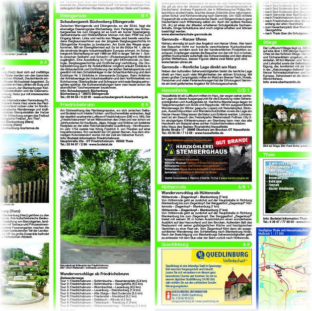 Produktbild PUBLICPRESS Wanderkarte Thale,Bodetal