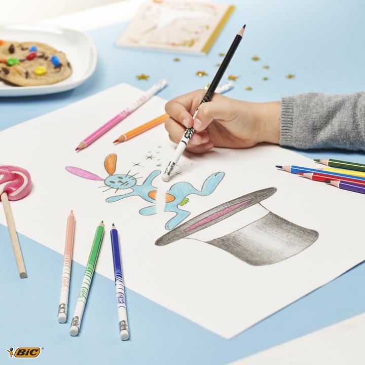 Produktbild Bic Kids Evolution löschbare Buntstifte (Sortiert, 12 x)