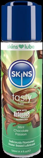 Actual product image Skins Tasty" Mint Chocolate Passion 130ml Natural Flavoured Lube (130 ml)
