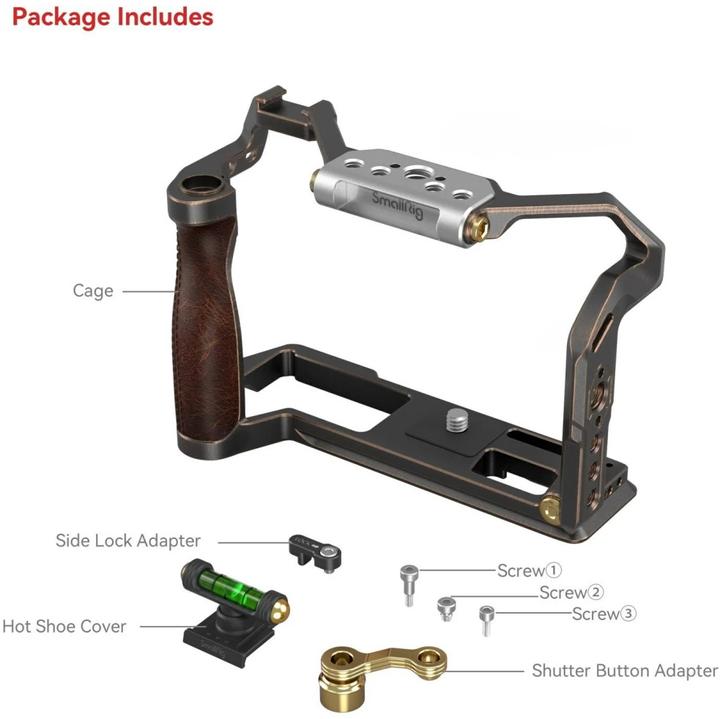 Produktbild SmallRig 3872 Retro Handheld Cage Kit für FUJIFILM X-T5 (Neuheit) (Cage)