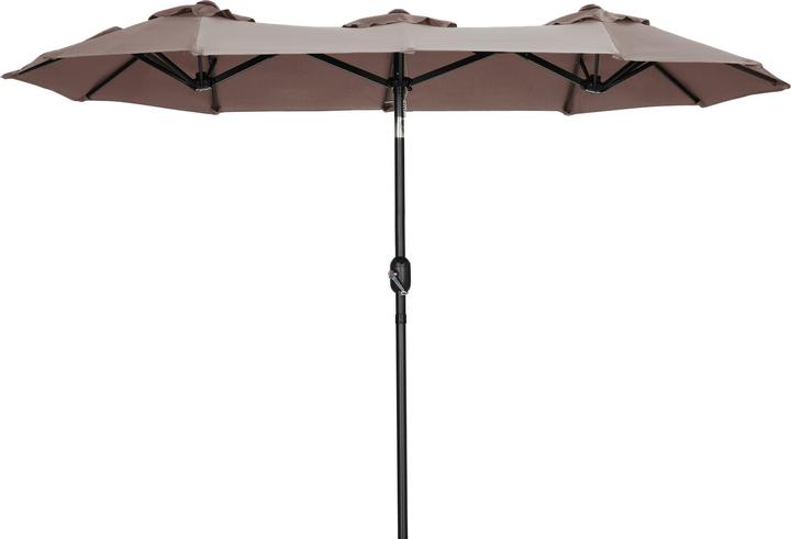 Image du produit Outsunny Parasol double face avec toit anti-vent (1.47 m)