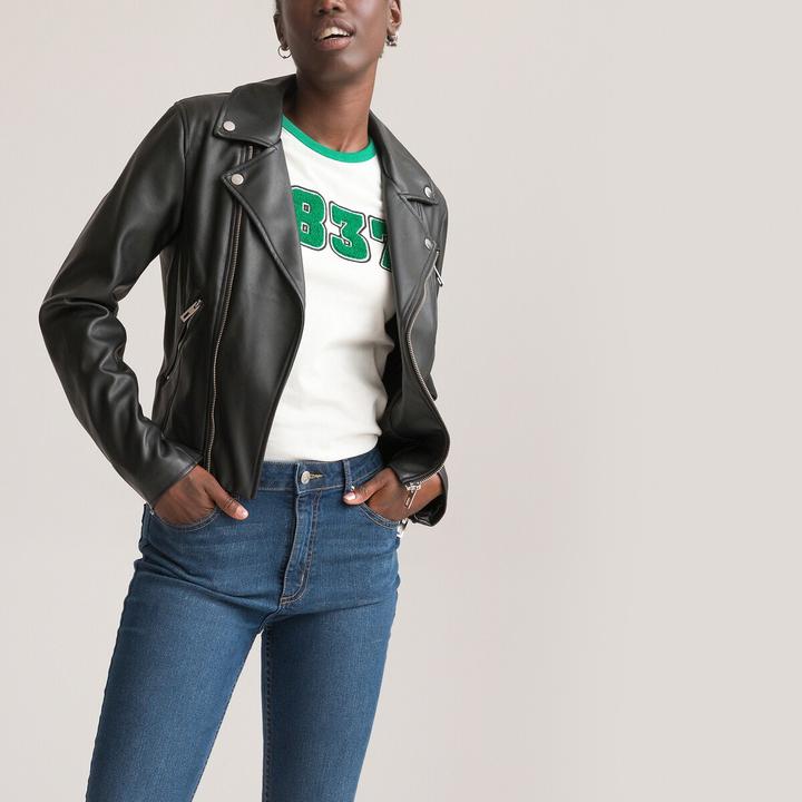 Produktbild La Redoute Collections Bikerjacke aus Kunstleder (38)