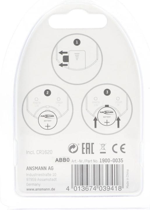 Produktbild Ansmann Batterietester für Alkaline und Lithium Knopfzellen, der Knopfzellentester