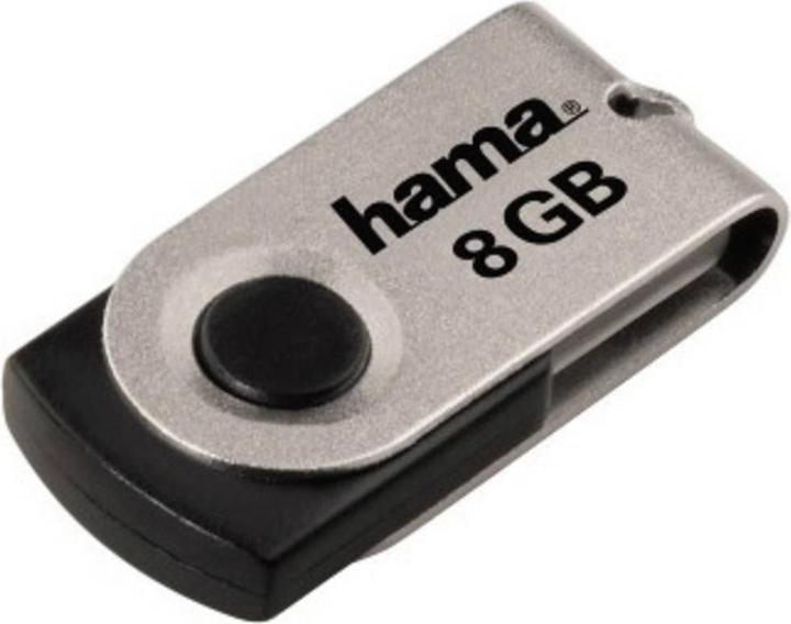 Actual product image Hama FlashPen Rotate (8 GB, USB-A, USB 2.0)