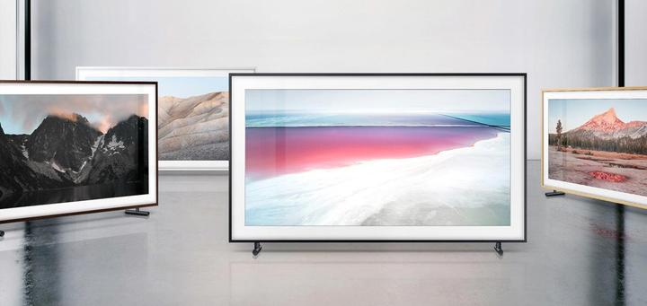 Actual product image Samsung Frame for Frame TV 55", porcelain blue aluminium Limited Edition
