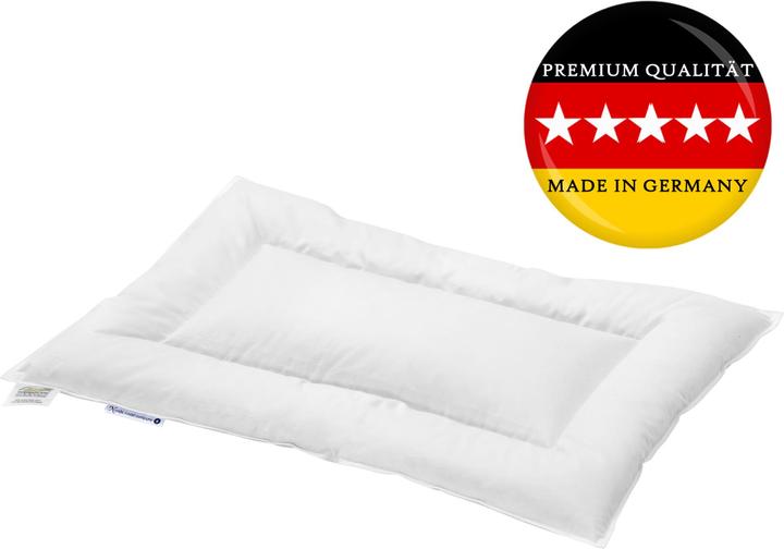Produktbild nordic coast company Flachkissen aus feinen Daunen (90%) Klasse 1 (60 x 40 cm)