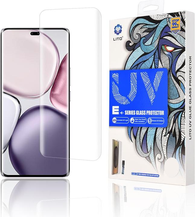 Produktbild Lito - 3D UV Glass - Honor Magic7 Lite / X9c - Clear (1 Stück, Honor X9, Honor 7 Lite)