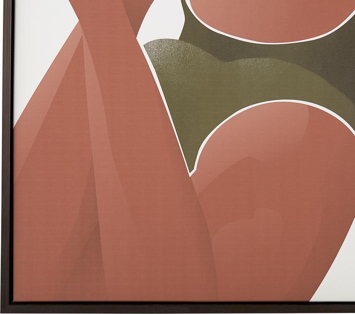 Immagine prodotto Beliani Quadro su tela marrone/bianco motivo donna 63 x 93 cm FELTRINA (63 x 93 cm)