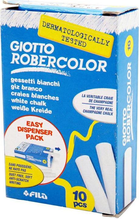 Produktbild Giotto Robercolor - Wandtafel-Kreiden (Weiss, 10 x)