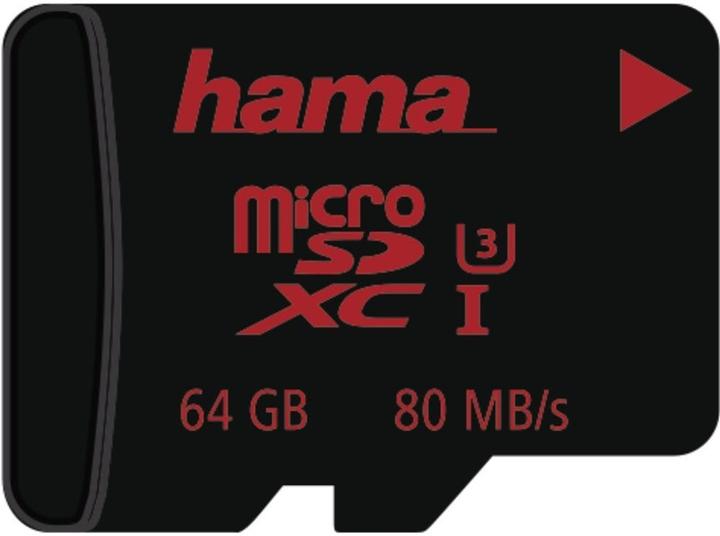 Actual product image Hama microSDXC Class 3 +Adapter/Photo (64 GB, microSDXC, U3, UHS-I)