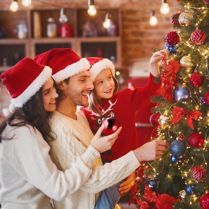 Image du produit Relaxdays Ensemble de boules de Noël (100 -pièce)