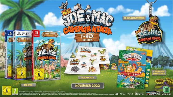 Image du produit astragon New Joe & Mac : Caveman Ninja -- Édition T-Rex (PS4, PS5, DE)