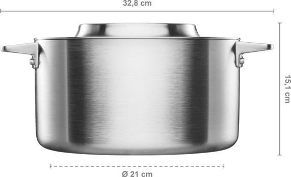 Image du produit Fiskars Pot Nord Pot acier 5L (32.80 cm, Casserole, Aluminium, Acier inoxydable)