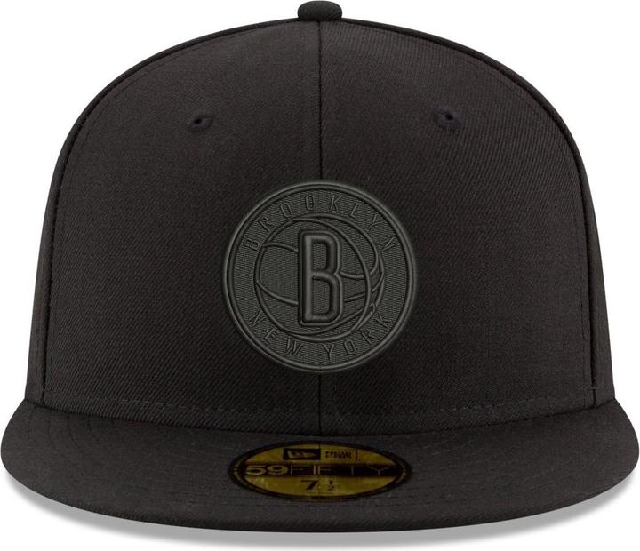 Actual product image New Era 59Fifty Cap - NBA BLACK Brooklyn Nets - 7 1/4 (7 1/4)