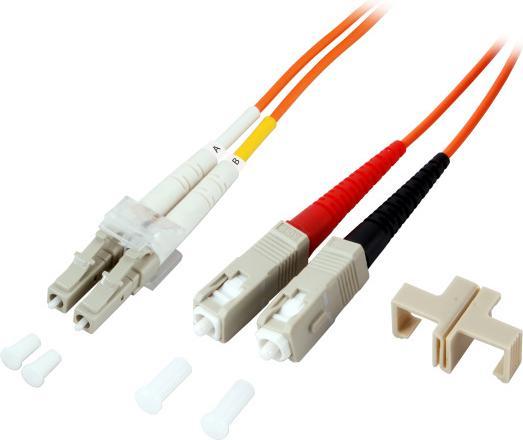 Image du produit EFB Elektronik O3061.2 2m LC SC Orange Câble à fibre optique (CAT7, 2 m)