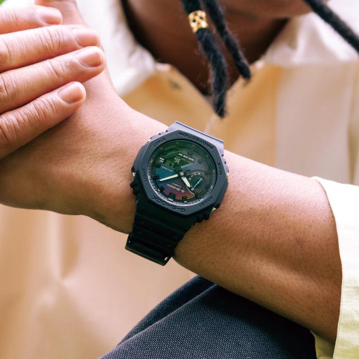 Image du produit G-Shock GA-2100RW-1AER (Montre de plongée, Montre numérique, 48.50 mm)