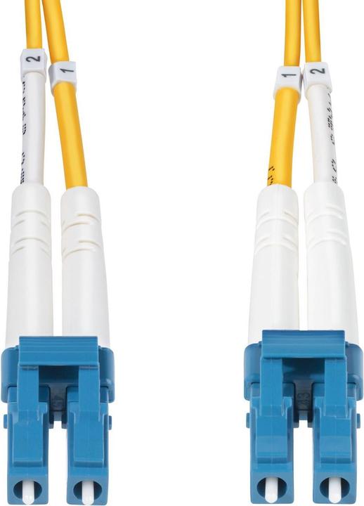 Produktbild StarTech com 50 Meter LWL Patchkabel LC LC (UPC) Singlemode OS2 Duplex, 9/125µm, 10Gbit, Biegeunempf (CAT6, 50 m)