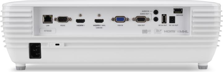 Actual product image Acer H7850 (4K, 3000 lm, 1.39 - 2.22:1)