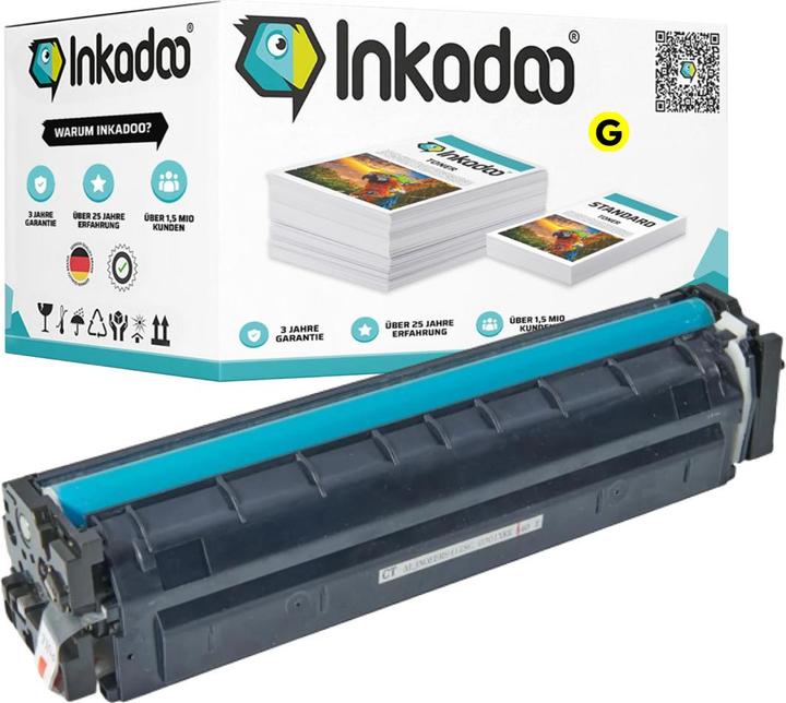 Image du produit Inkadoo Toner compatible avec Canon 3025C002 / 054H toner, jaune jaune (Y)