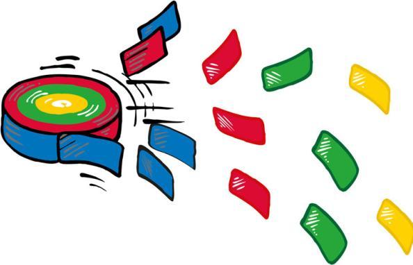 Actual product image Riethmüller 4 Confetti Frisbee 2 x 6.5 cm
