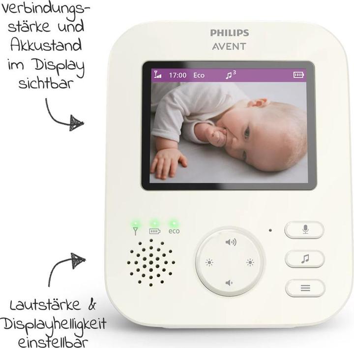 Produktbild Philips Avent Video & Audio Advanced (Babyphone mit Kamera, 300 m)
