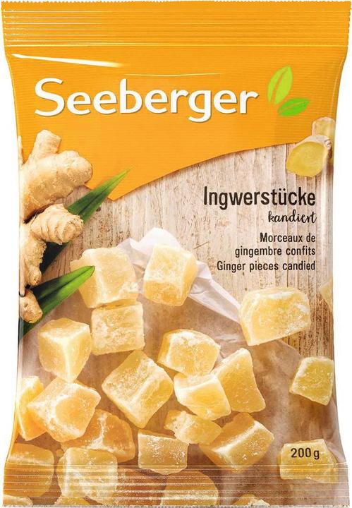 Actual product image Seeberger Candied ginger pieces (200 g)