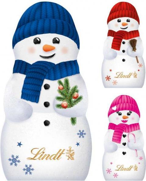 Produktbild Lindt Schneemann Milch Weihnachten (40 g)