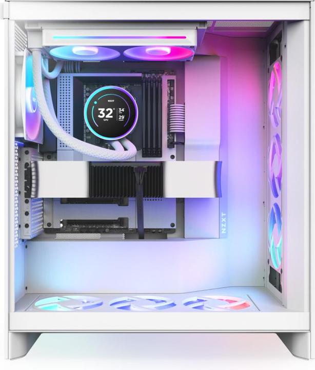 Actual product image NZXT KRAKEN Elite V2 240 RGB Wakï¿½ Display White RL-KR24E-W2