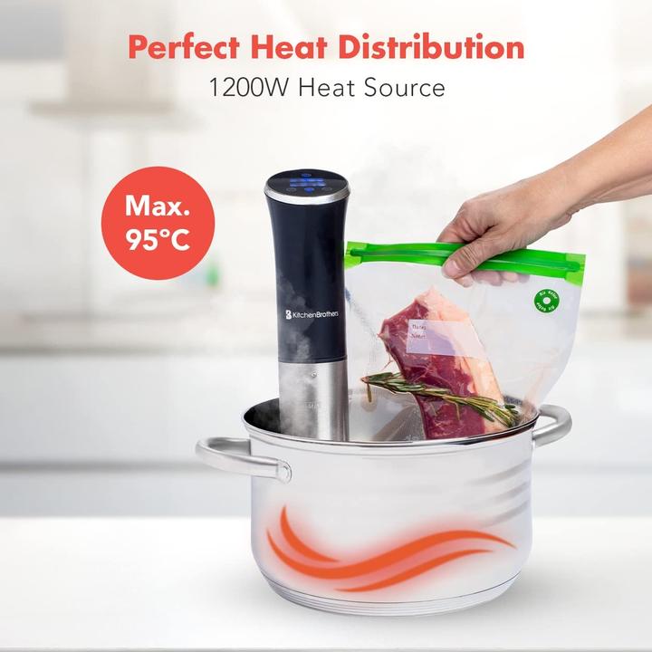 Actual product image KitchenBrothers Sous Vide Garer Set