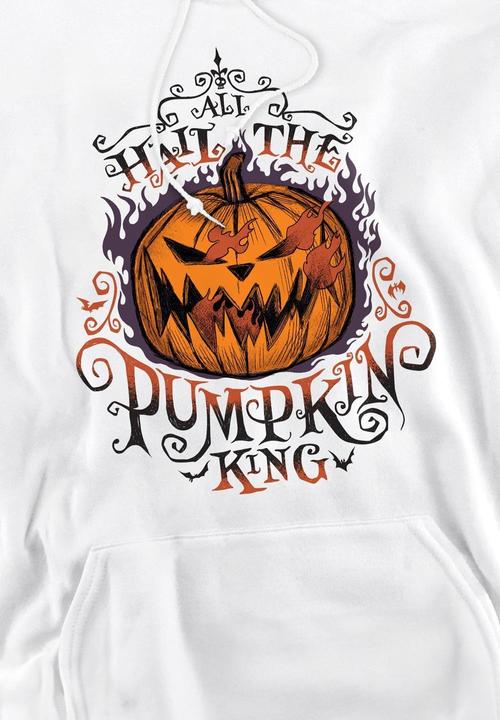 Actual product image The Nightmare Before Christmas Mens Hail The Pumpkin King Hoodie (S)