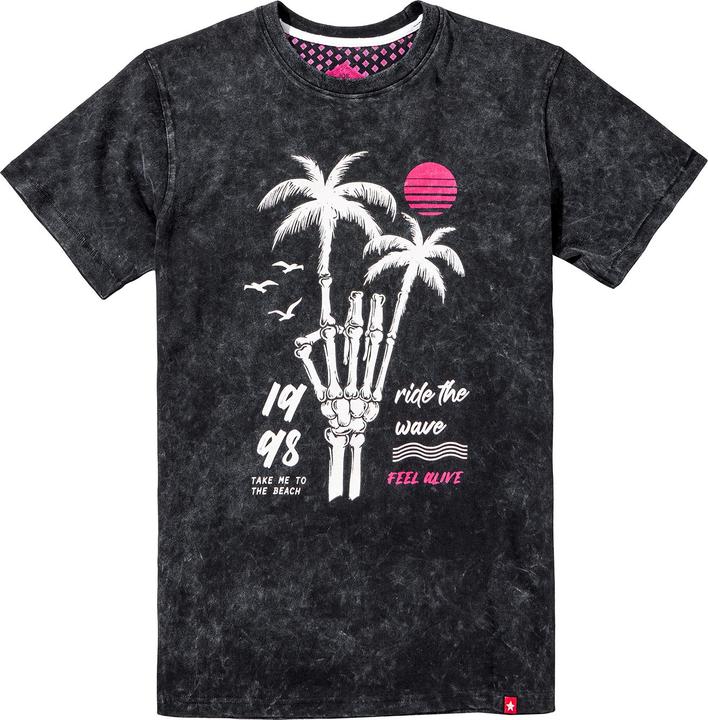 Joe Browns Palm Tree Skeleton Graphic Short Sleeve T-Shirt