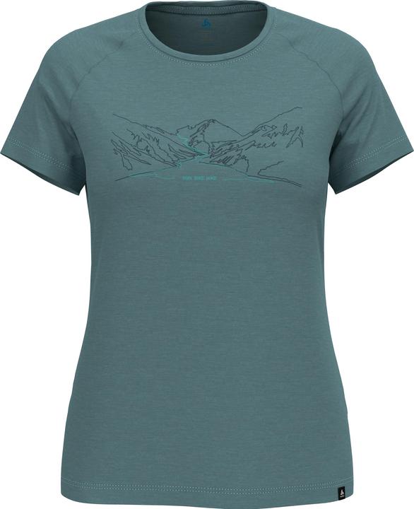 Actual product image Odlo Women's Ascent PW 130 Run.Bike.Hike. Crew Neck S/S (XS)