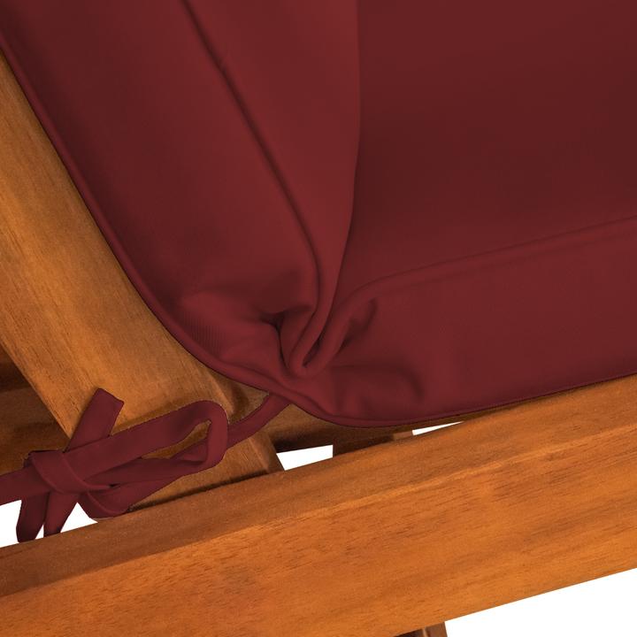 Image du produit Detex Lot de 6 coussins de chaise (120 x 45 x 5 cm)