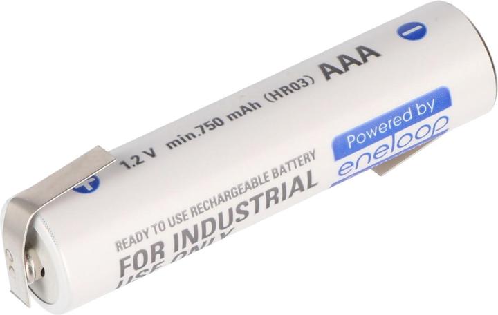 Produktbild Panasonic Akku Eneloop 10er Pack, mit Lötfahnen in Z-Form (10 Stk., AAA, 750 mAh)