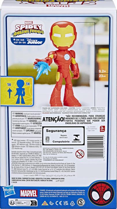 Immagine prodotto Hasbro Figura d'azione di Iron Man in formato super, giocattolo da supereroe per Ki